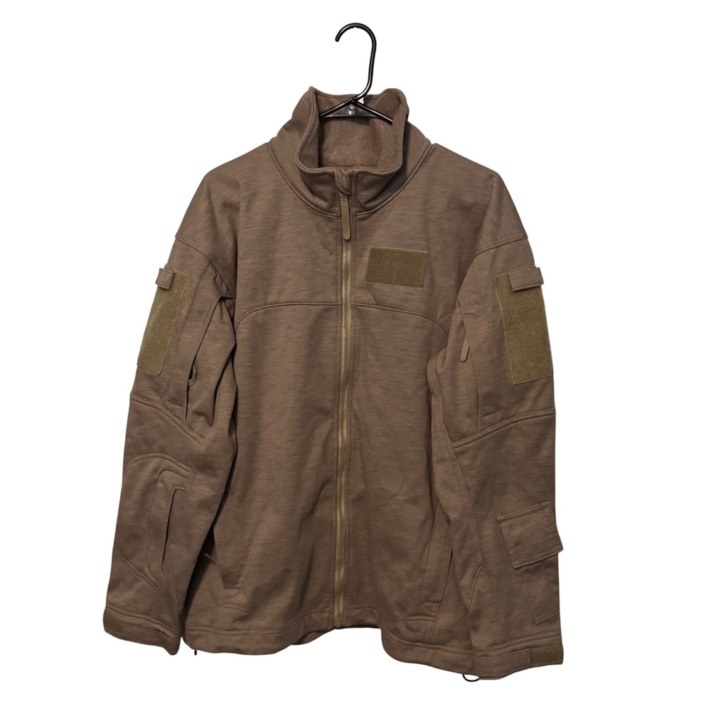 Massif Elements Navair Flight Jacket Men Large Brown FR Flame Resistant Tactical